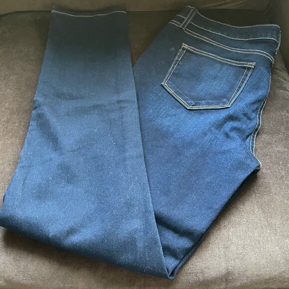 New Paige Denim Skyline Skinny Jeans 32 US x 30.5 Inseam Dark Blue Wash - Picture 3 of 6